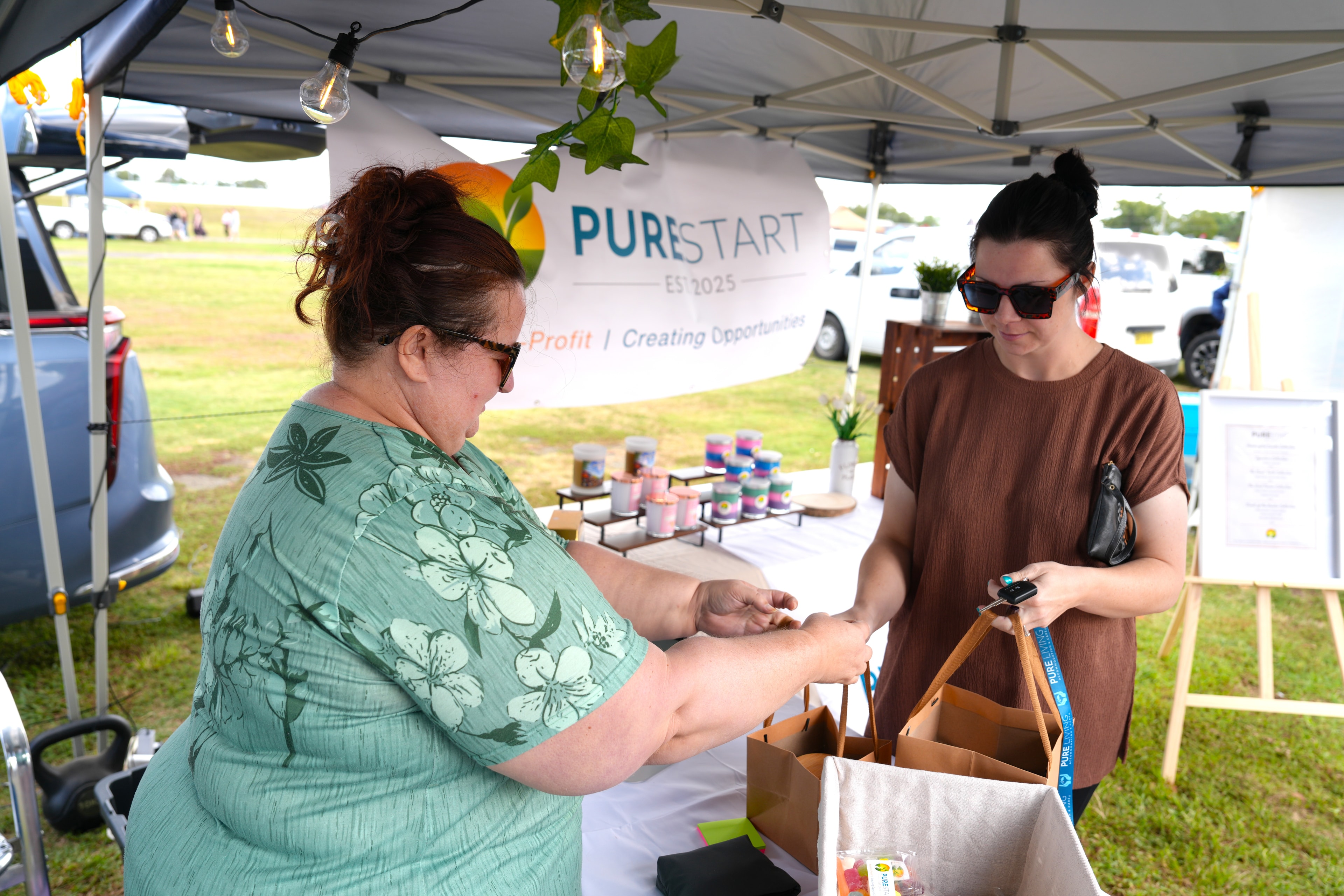 Pure Start team at Maitland Markets